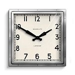 The Quad Industrial<br>Wall Clock by Newgate